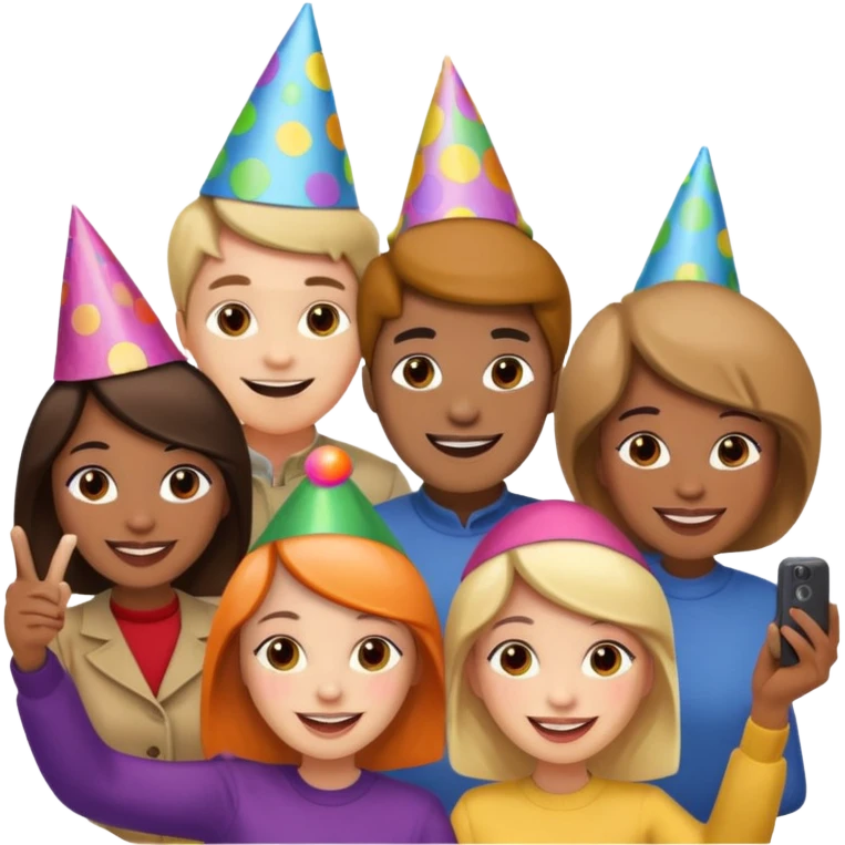 people taking selfies emoji