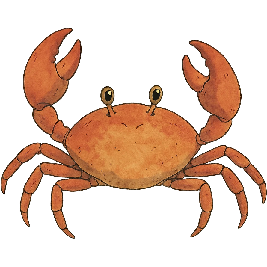 ghibli style crab emoji