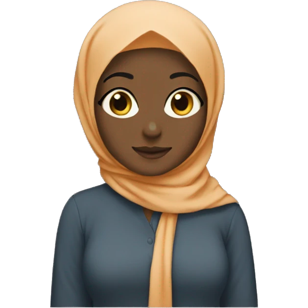 hijabi without white cat emoji