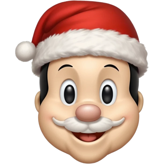 mickey christmas emoji