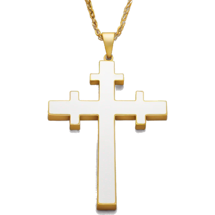 Cross necklace  emoji