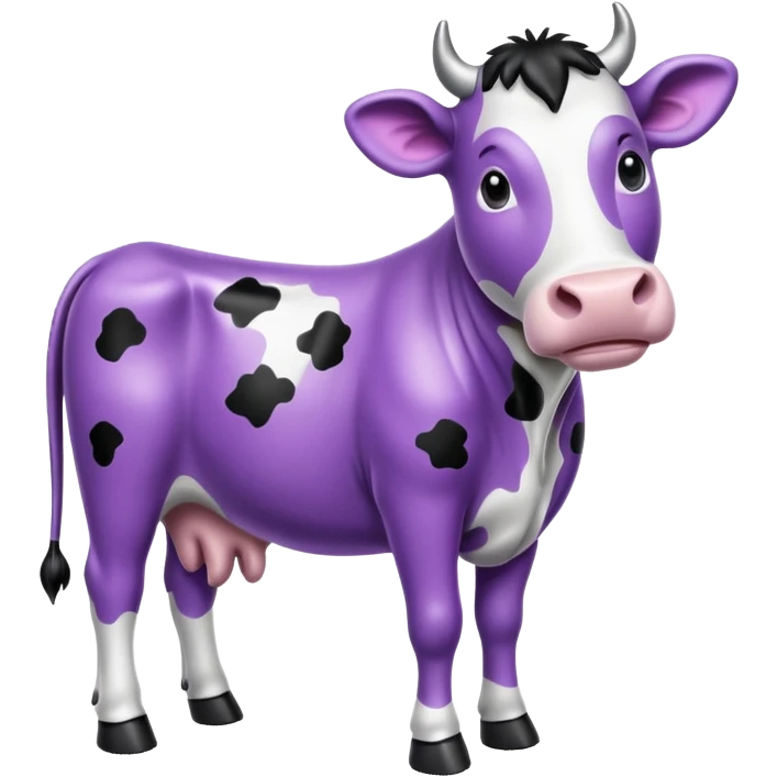 purple cow emoji