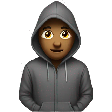 Pc in hoodie emoji