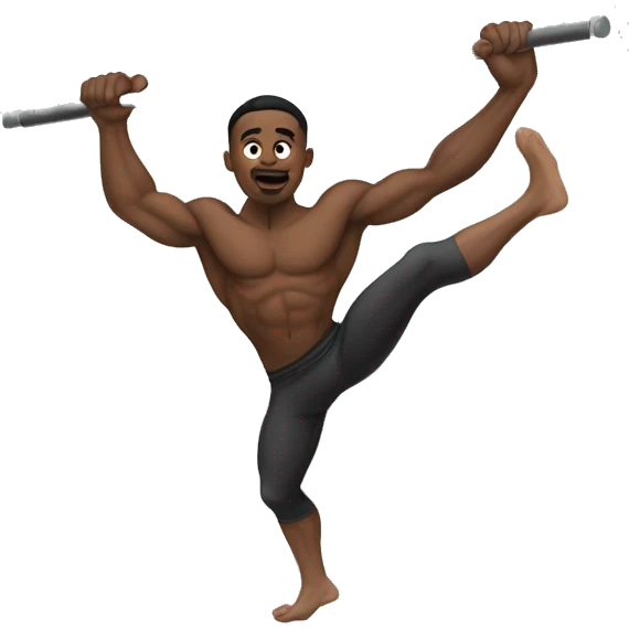 Calisthenics pulling up emoji