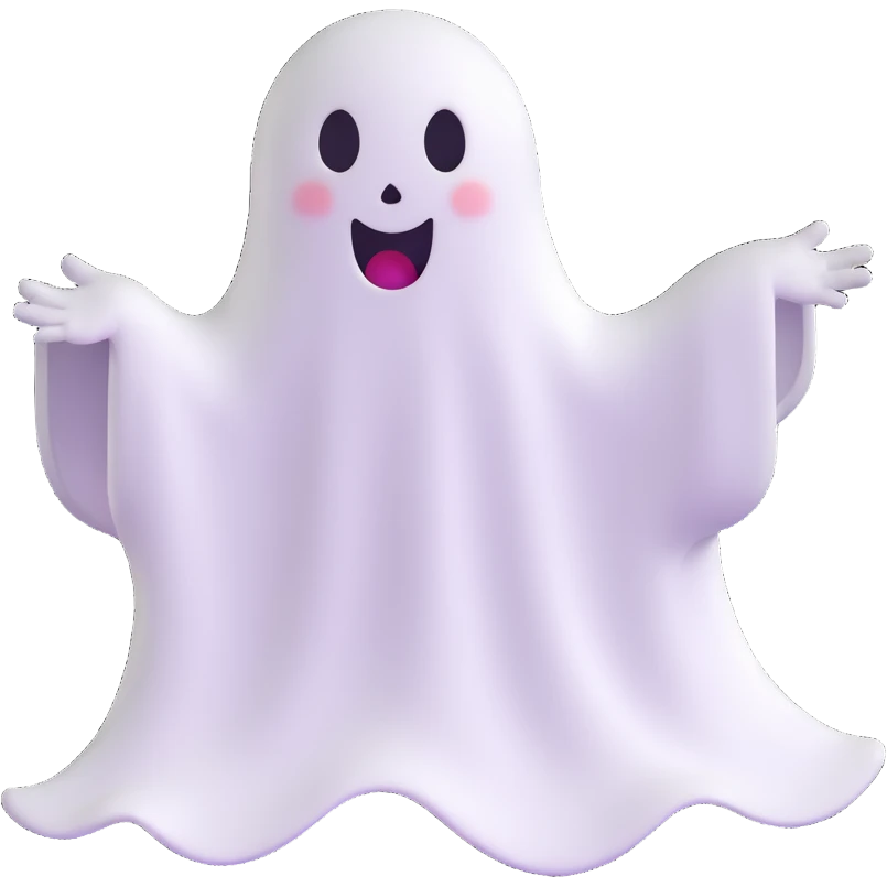 cute ghost emoji