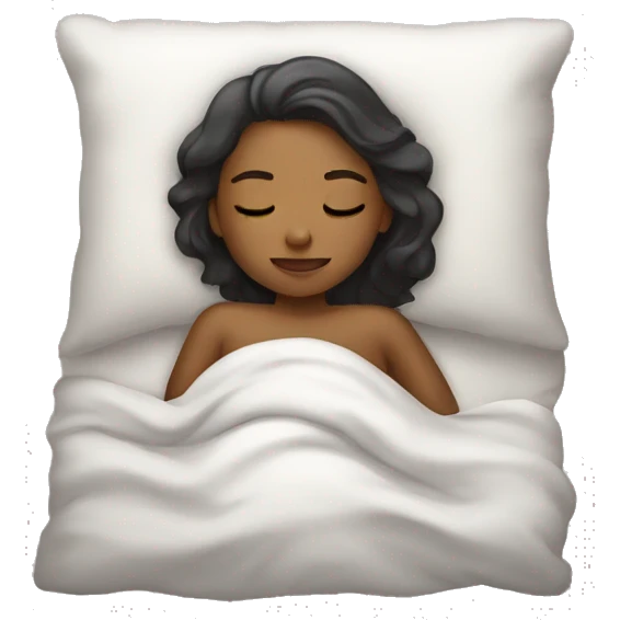 sleep girl emoji