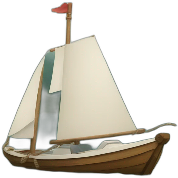 Horse on boat emoji