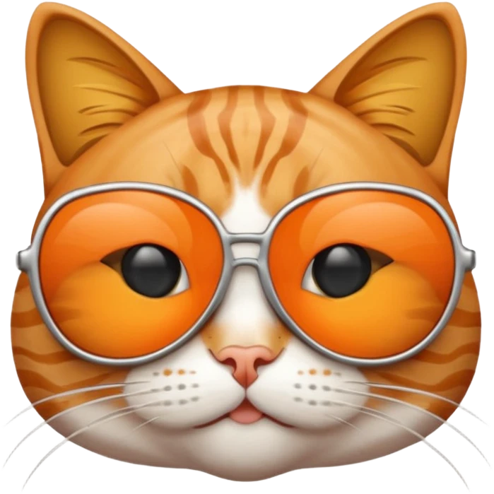 Cat wearing sunglasses emoji