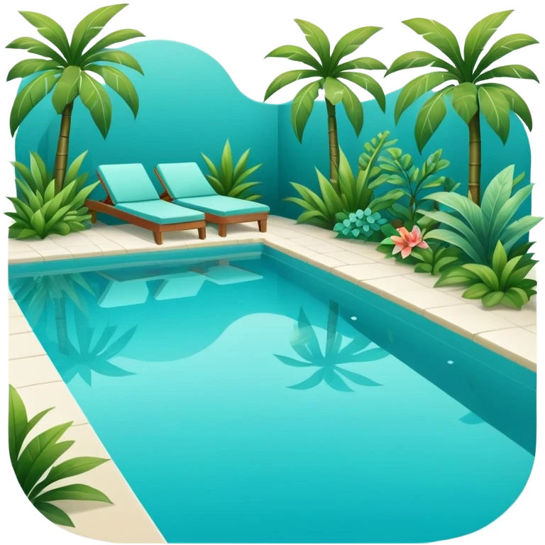 A romantic pool emoji