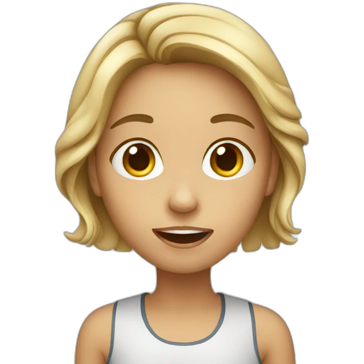 Girl calling emoji