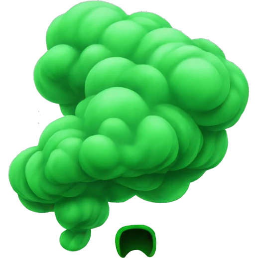 green smoke emoji