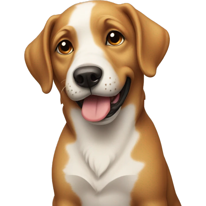smirking dog emoji