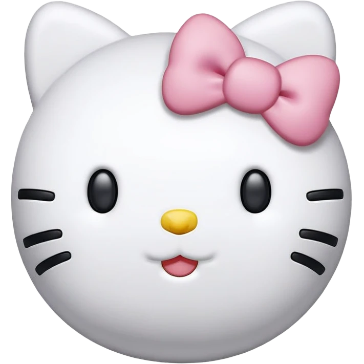 Hello kitty plush emoji