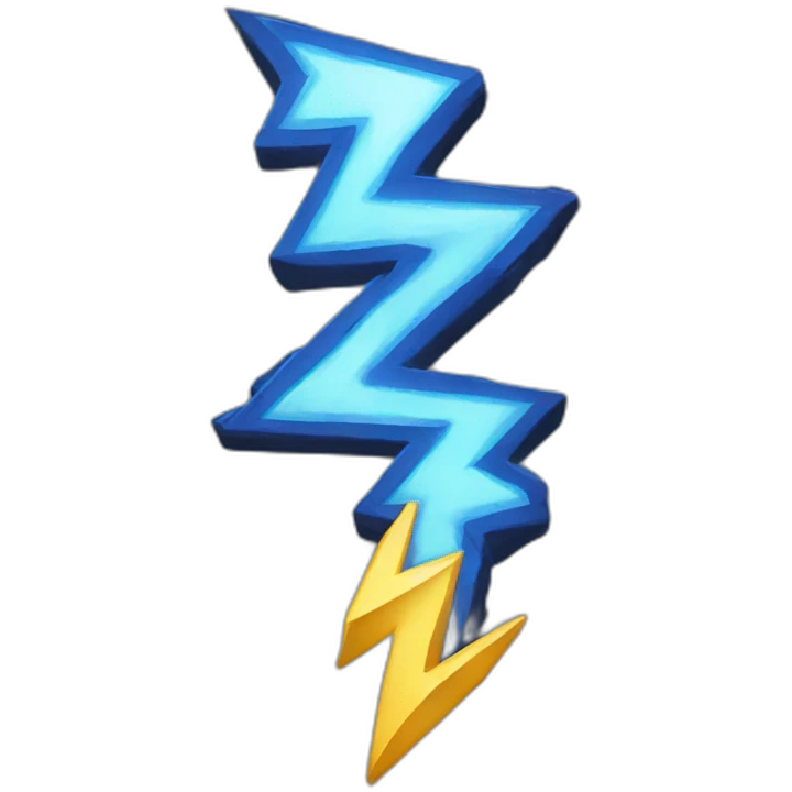 Lightning emoji