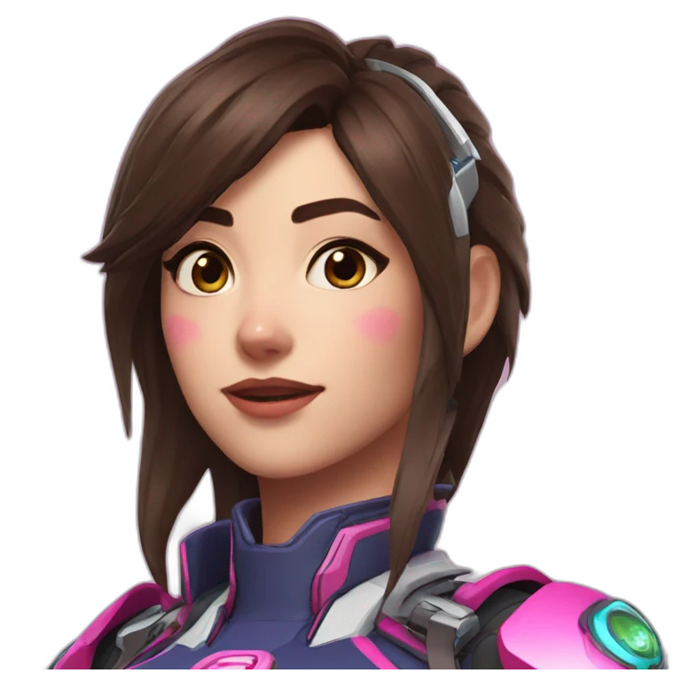 overwatch dva. emoji