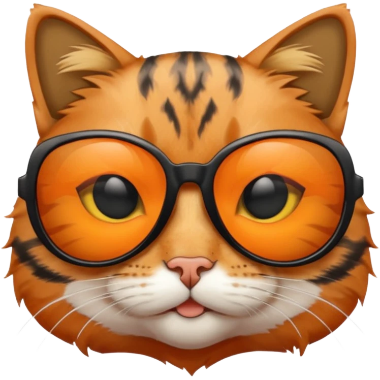 Cat wearing sunglasses emoji