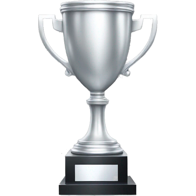 silver 3d trophy emoji