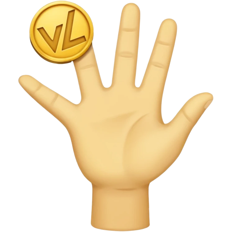 Please create the famous YVL handing used by playboicarti in a yellow skin tone emoji