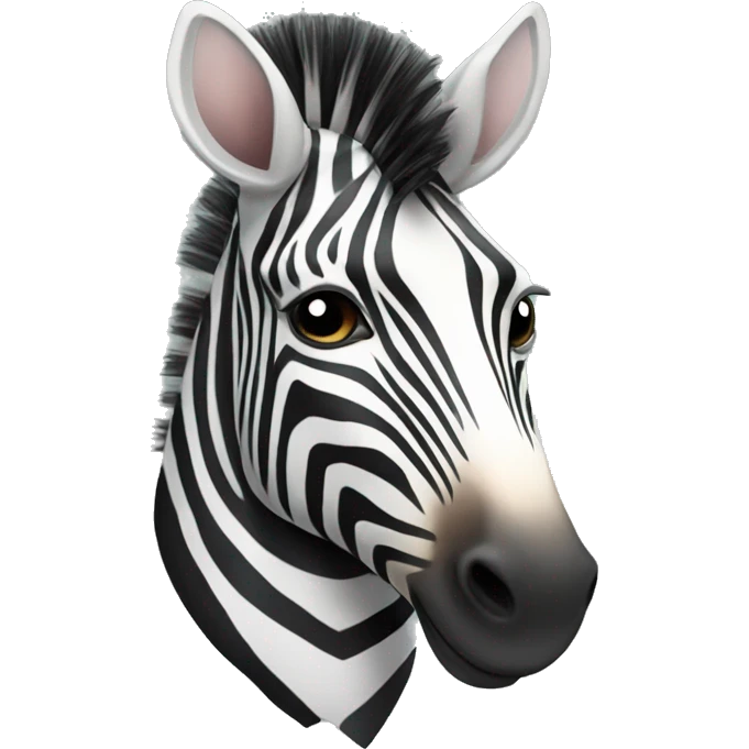Üçgen vücutlu zebra  emoji