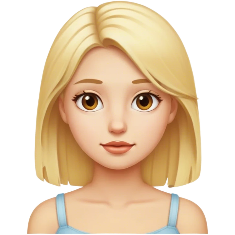 Blonde girl  emoji