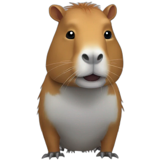 créer moi un robot capybara emoji