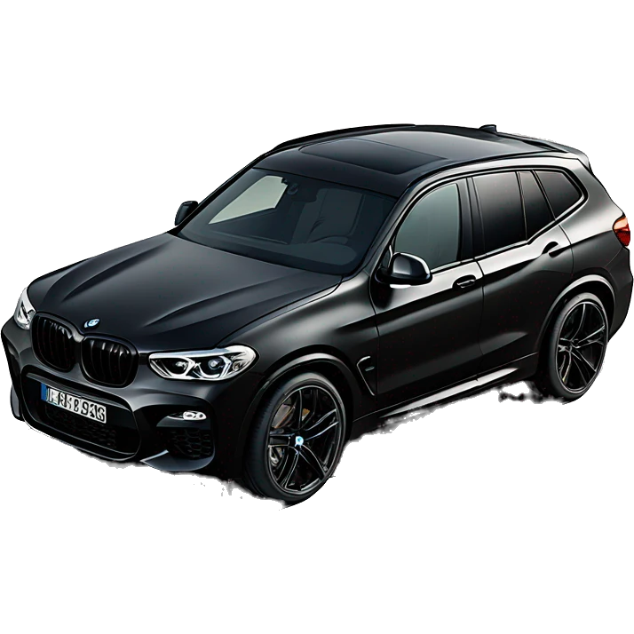 Black BMW X3M black  emoji