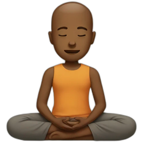 Meditar emoji