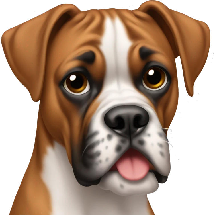 Boxer dog emoji