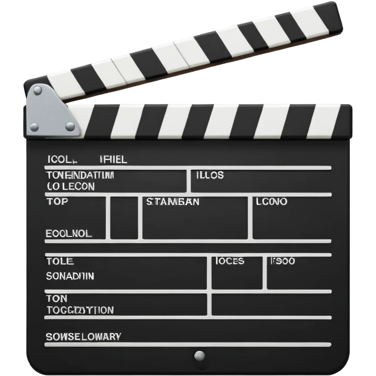 film clapperboard emoji