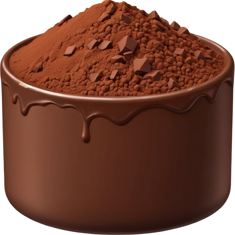 chocolate protein powder emoji