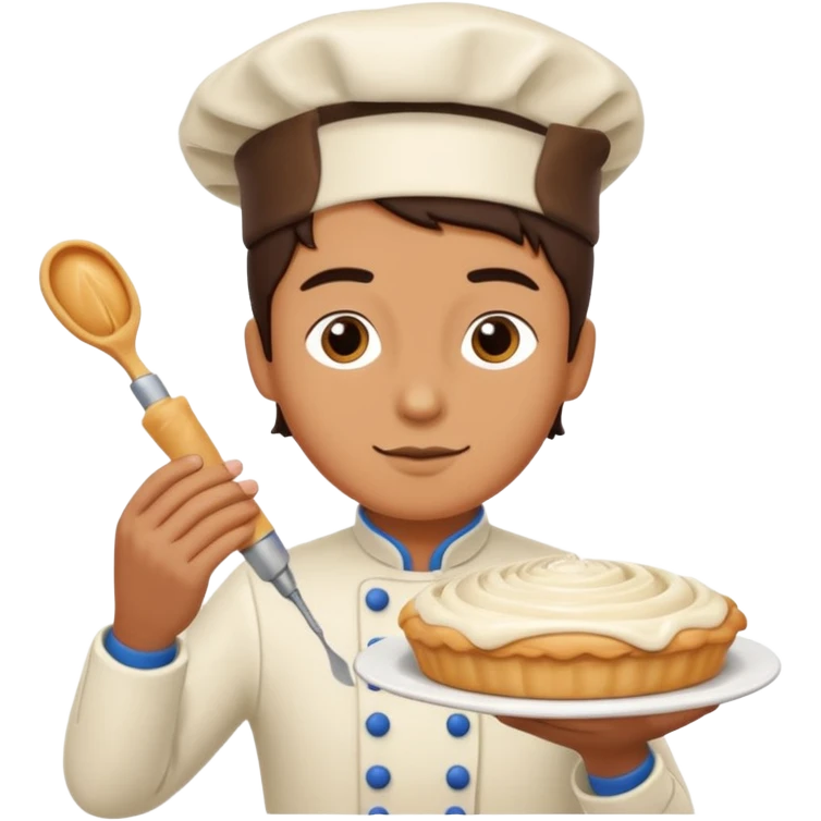 Barista frosting a pastry

 emoji