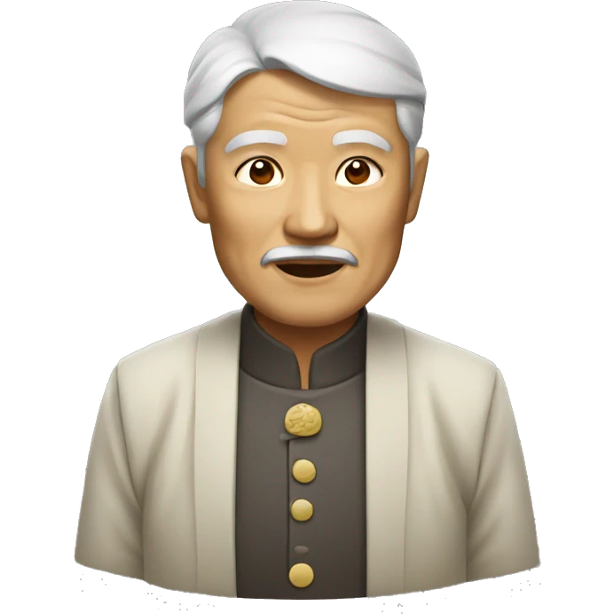 old Asia Boss emoji