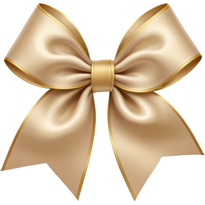 Beige Ribbon emoji