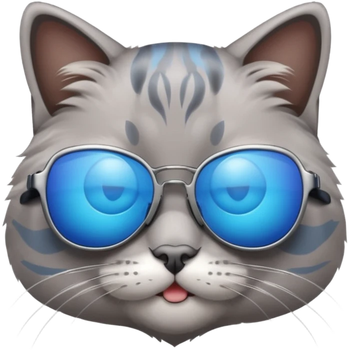 Cat wearing sunglasses emoji