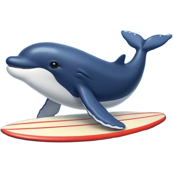 surfing whale emoji
