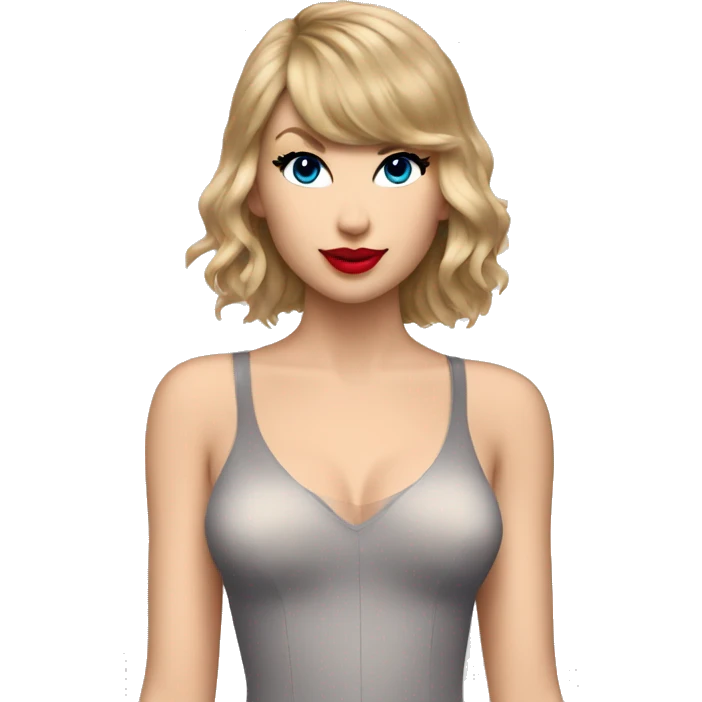 taylor swift in lover bodysuit emoji
