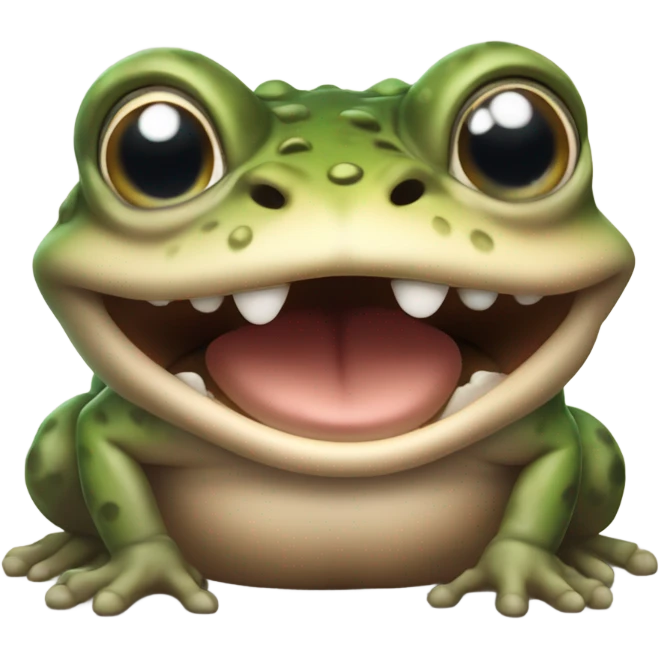 Toad screaming in anger emoji