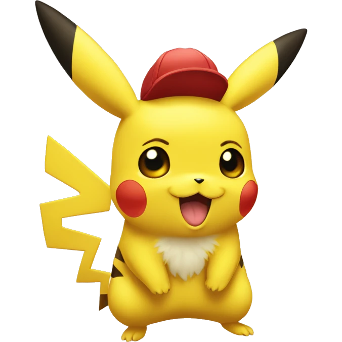 Pikachu qui a une belle voix  emoji