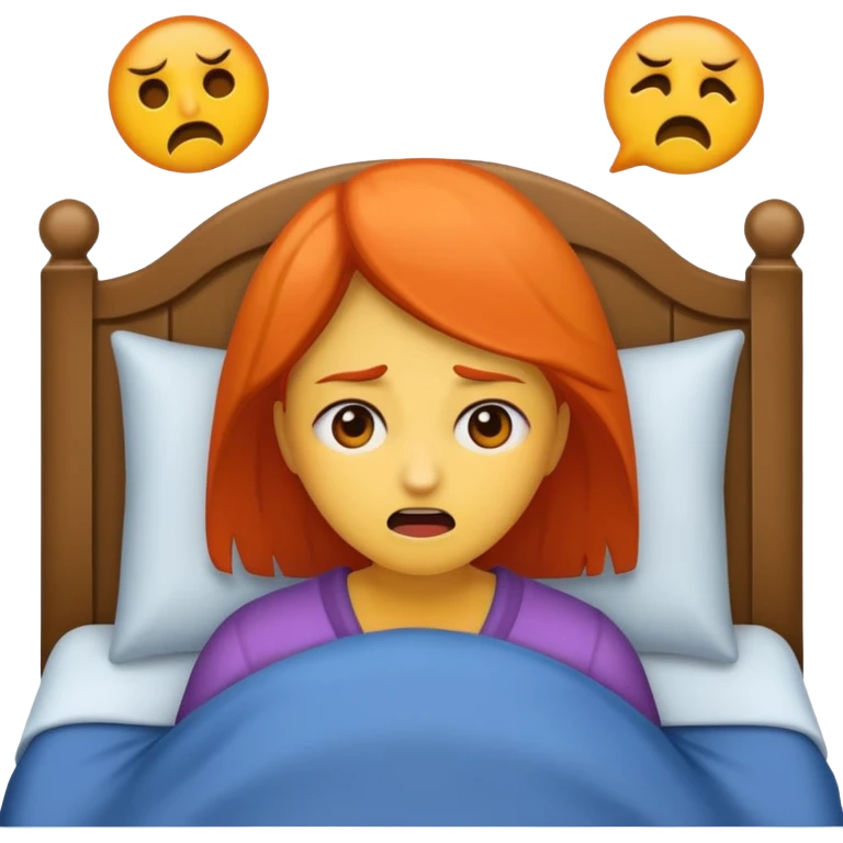 woman having nightmare emoji