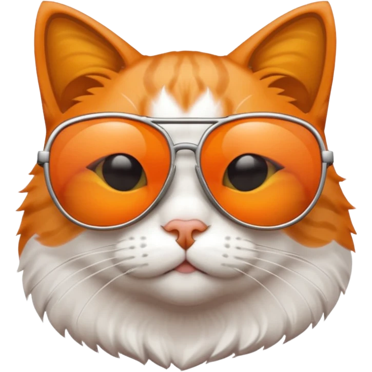 Cat wearing sunglasses emoji