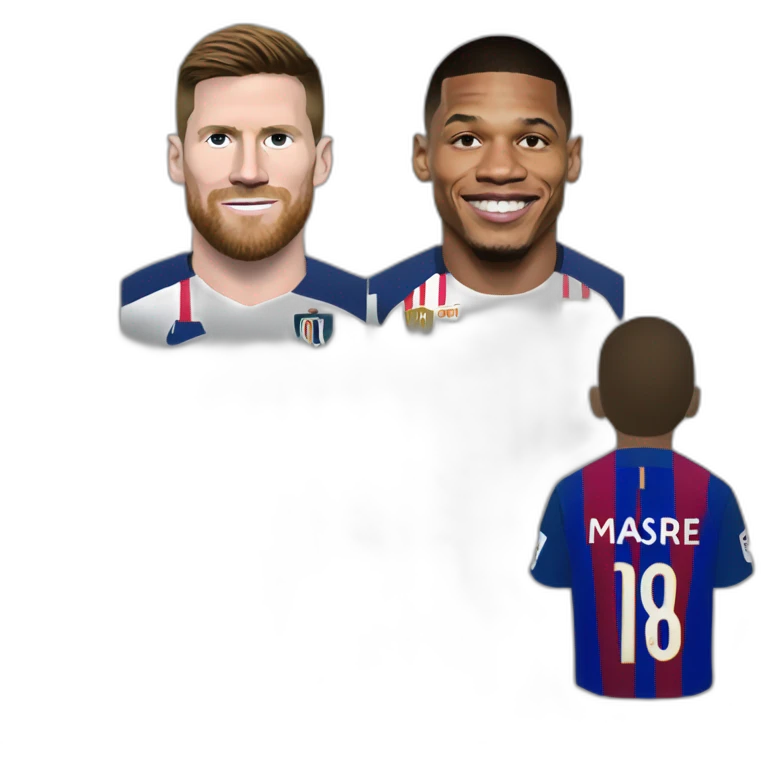 Mbappé sur messi emoji
