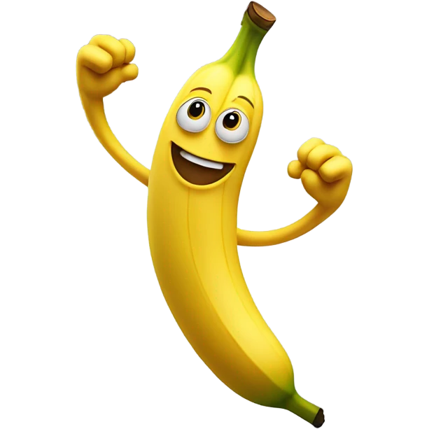 Dancing banana  emoji
