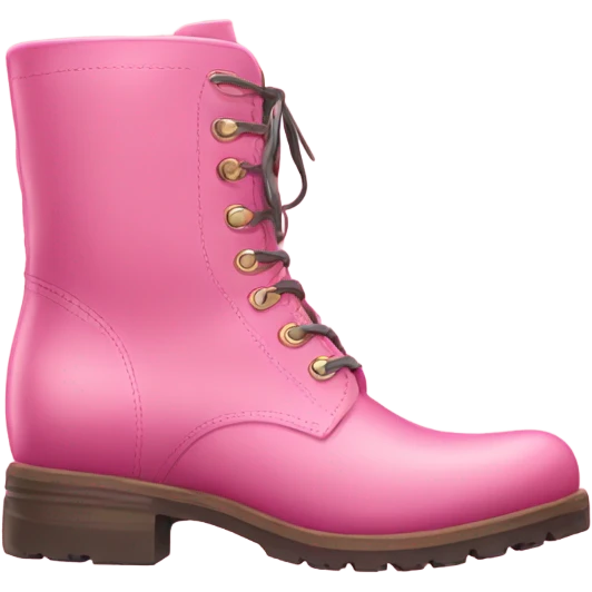 Pink boots emoji