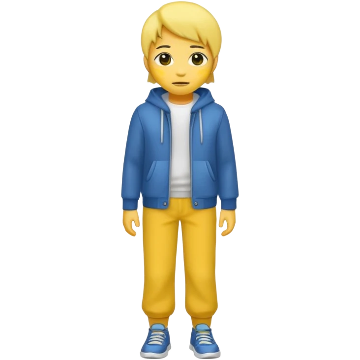 Star with a human full body yellow skin emoji