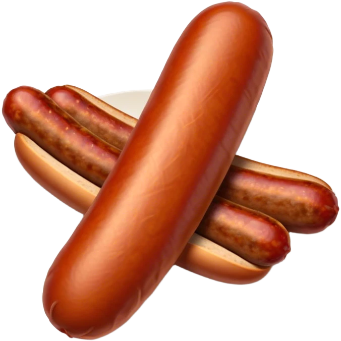 Chorizo Cinematic Realistic Chorizo Dish Emoji, depicted as a single, perfectly spiced sausage, rendered with rich textures and dynamic, appetizing lighting. emoji