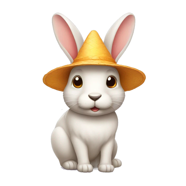Conejo con anteojos de sol emoji