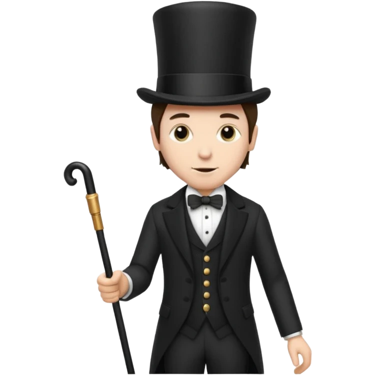 Man victorian style emoji
