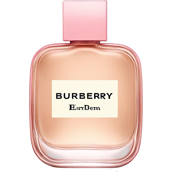 Light pink Burberry her elixir perfume  emoji