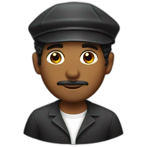man wearing kippa emoji