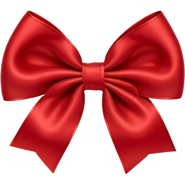 show me a hair bow red emoji